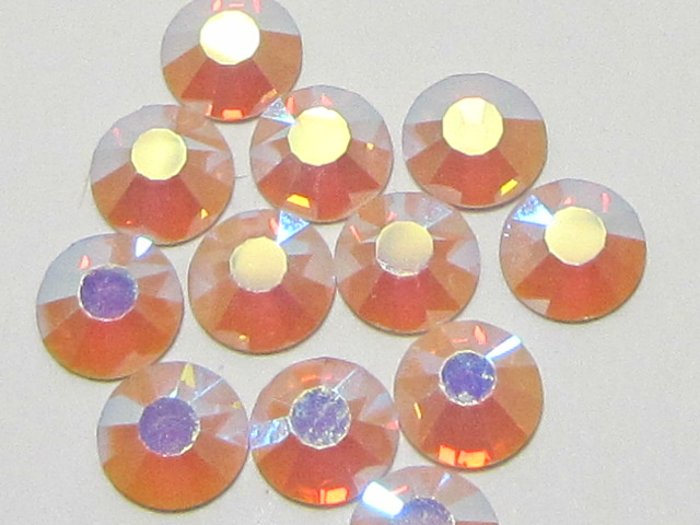 1 Gross 7sss ROSE OPAL AB (maxima) FLATBACK PRECIOSA Rhinestones